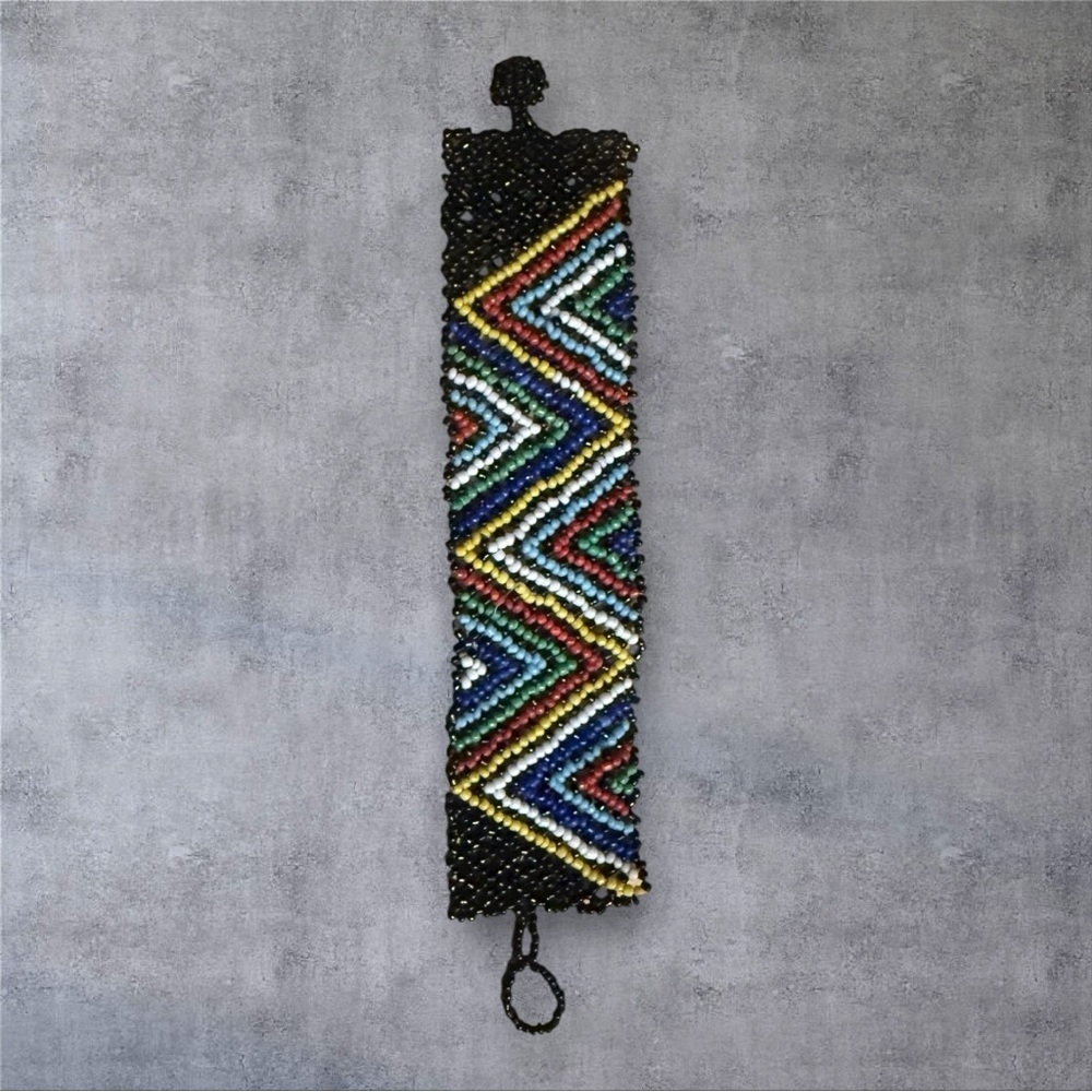 Vintage Handcrafted Beaded Colorful Bracelet